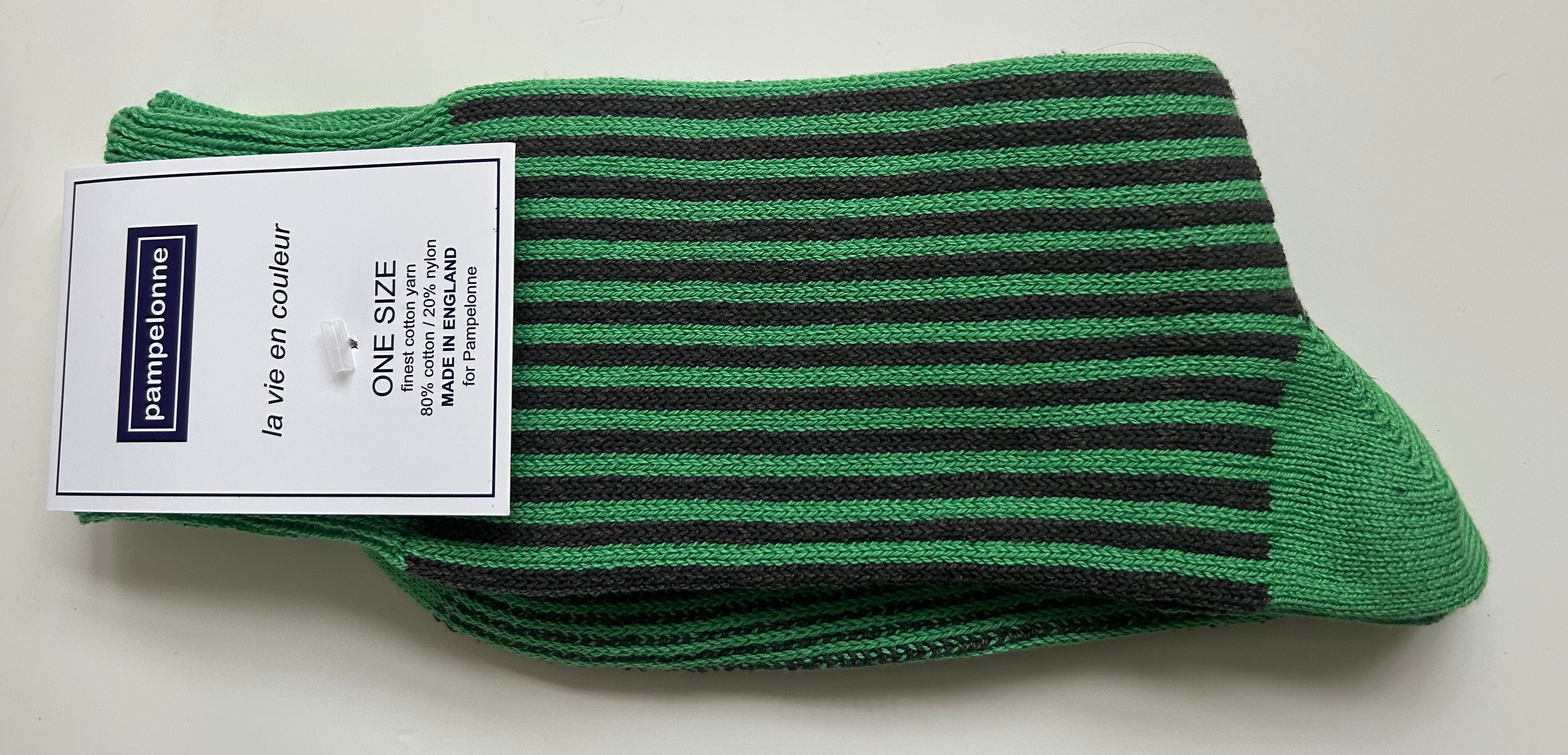 Men's Cotton Socks - Vertical Stripe