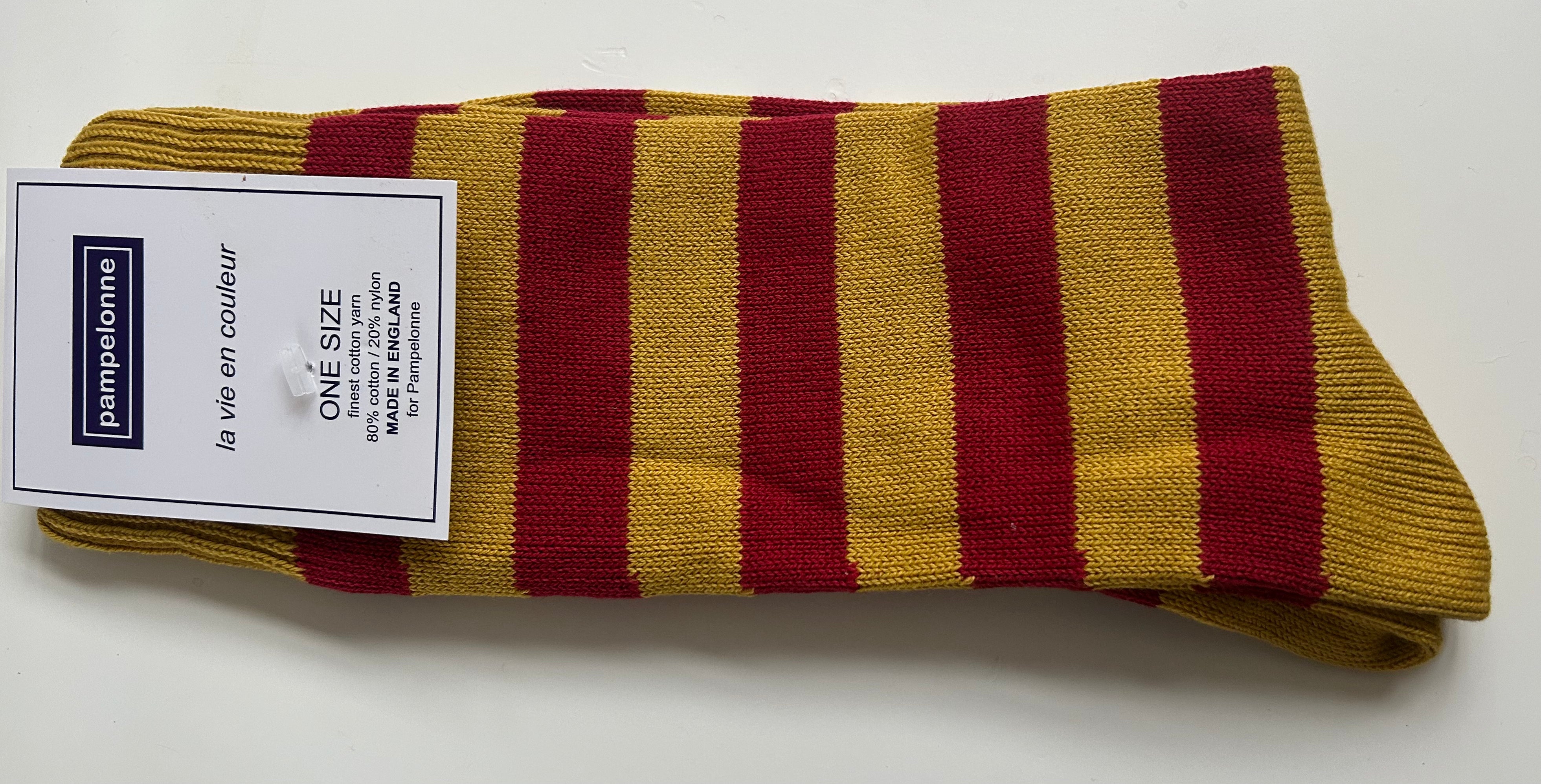 Men's Cotton Socks - Hoops