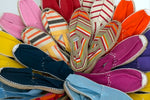 Load image into Gallery viewer, Black Multistripe Espadrille
