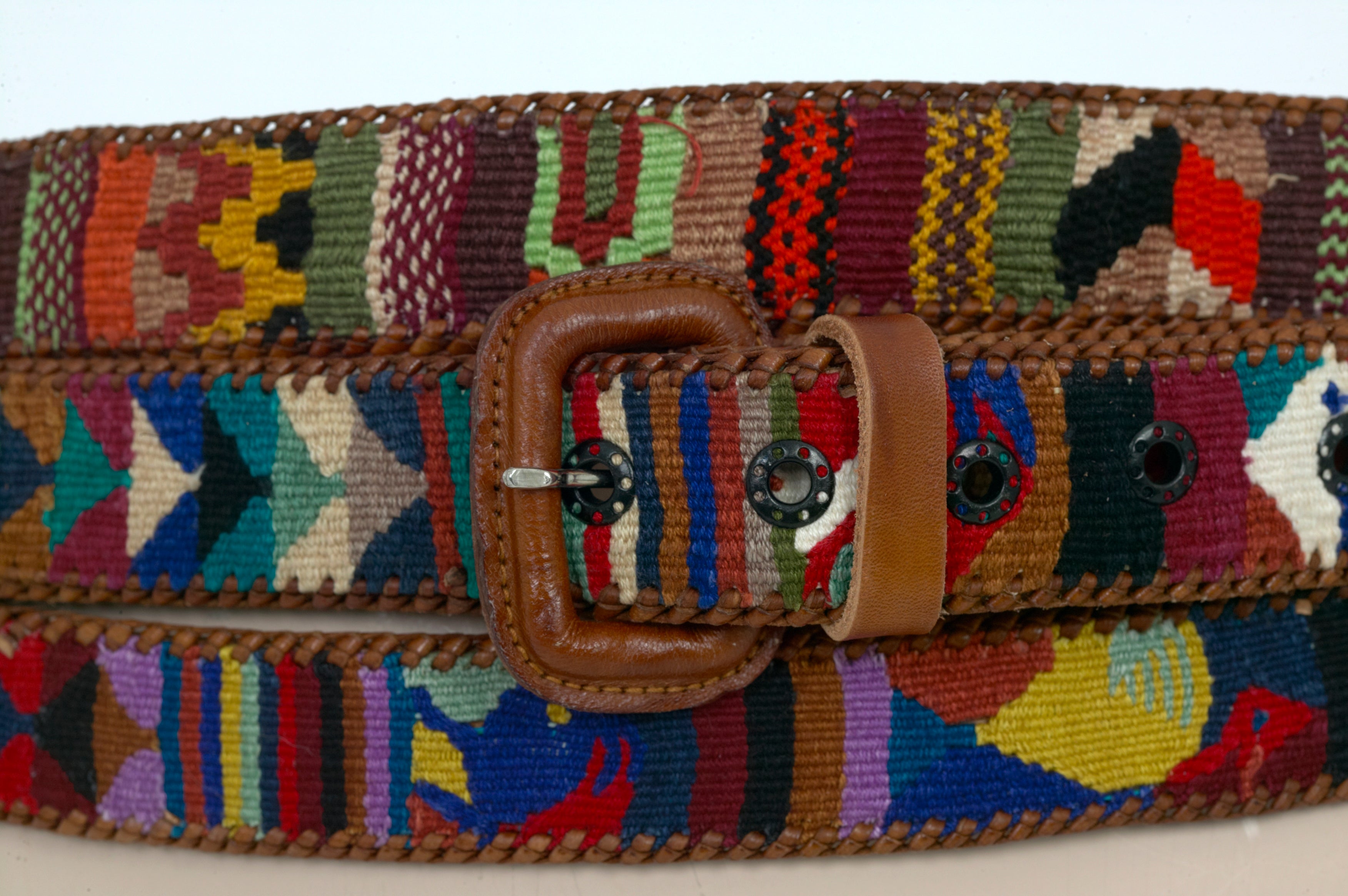 Guatemalan Leather Polo Belt - Tierra