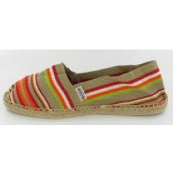 Red & Orange Multistripe Espadrille