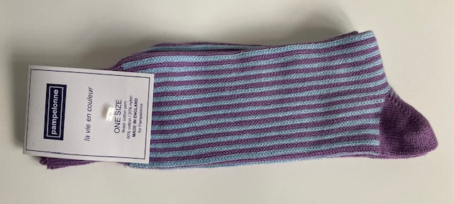 Men's Cotton Socks - Vertical Stripe