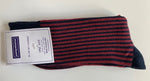 Load image into Gallery viewer, Men&#39;s Cotton Socks - Vertical Stripe
