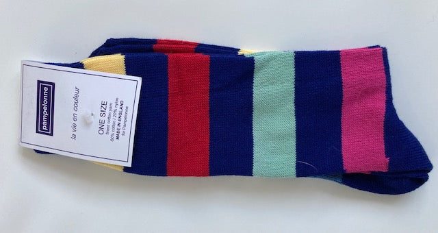 Men's Cotton Socks - Multistripe