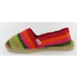 Olive Green & Orange Espadrille