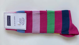 Men's Cotton Socks - Multistripe