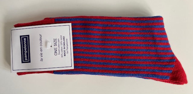 Men's Cotton Socks - Vertical Stripe