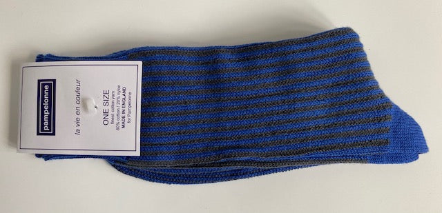 Men's Cotton Socks - Vertical Stripe