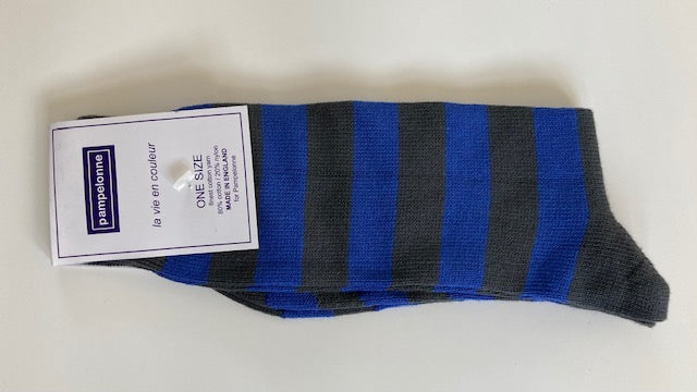 Men's Cotton Socks - Hoops